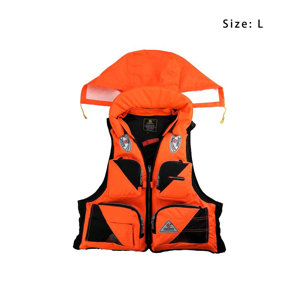 (runbu) Áo Phao Cứu Sinh Có Khóa Cài Cỡ Lớn Phụ Kiện Khẩn Cấp Cho Thuyền Câu Cá Ngoài Trời