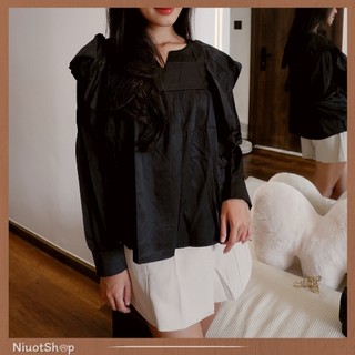 NIUOT - Áo sơ mi lụa phi bóng Elysia Shirt -  Ciie