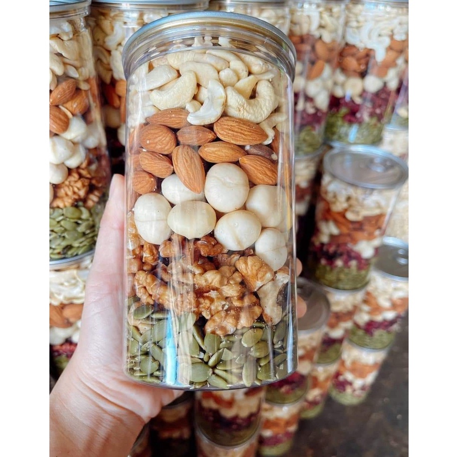 Granola Siêu Hạt Mix 5 Loại hạt Thơm Ngon, Giảm Cân Thêm Hạt Điều, Óc Chó.