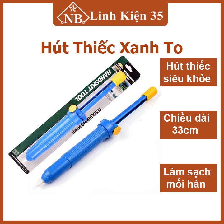 Sản phẩm hút thiếc hàn loại to 33cm làm sạch mối hàn, hút thiếc hàn thừa