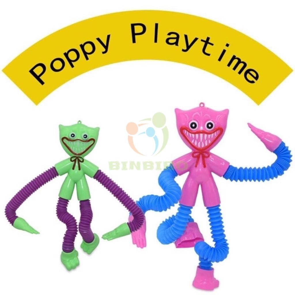 Huggy wuggy poppy playtime lò xo kéo dãn móc khoá có đèn nháy - Binbibo