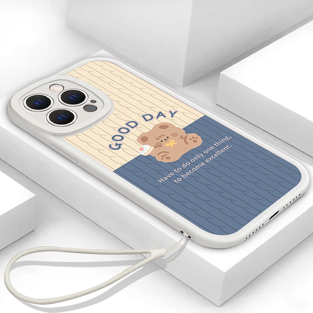 Ốp Điện Thoại tpu Hình Gấu Cho VIVO Y11 Y17 Y20 Y15 Y53 Y12 Y15S Y21 Y33S Y91 Y51 Y53S Y12i Y15 Y20i Y20S Y50 Y30 Y5S Y91C V11i