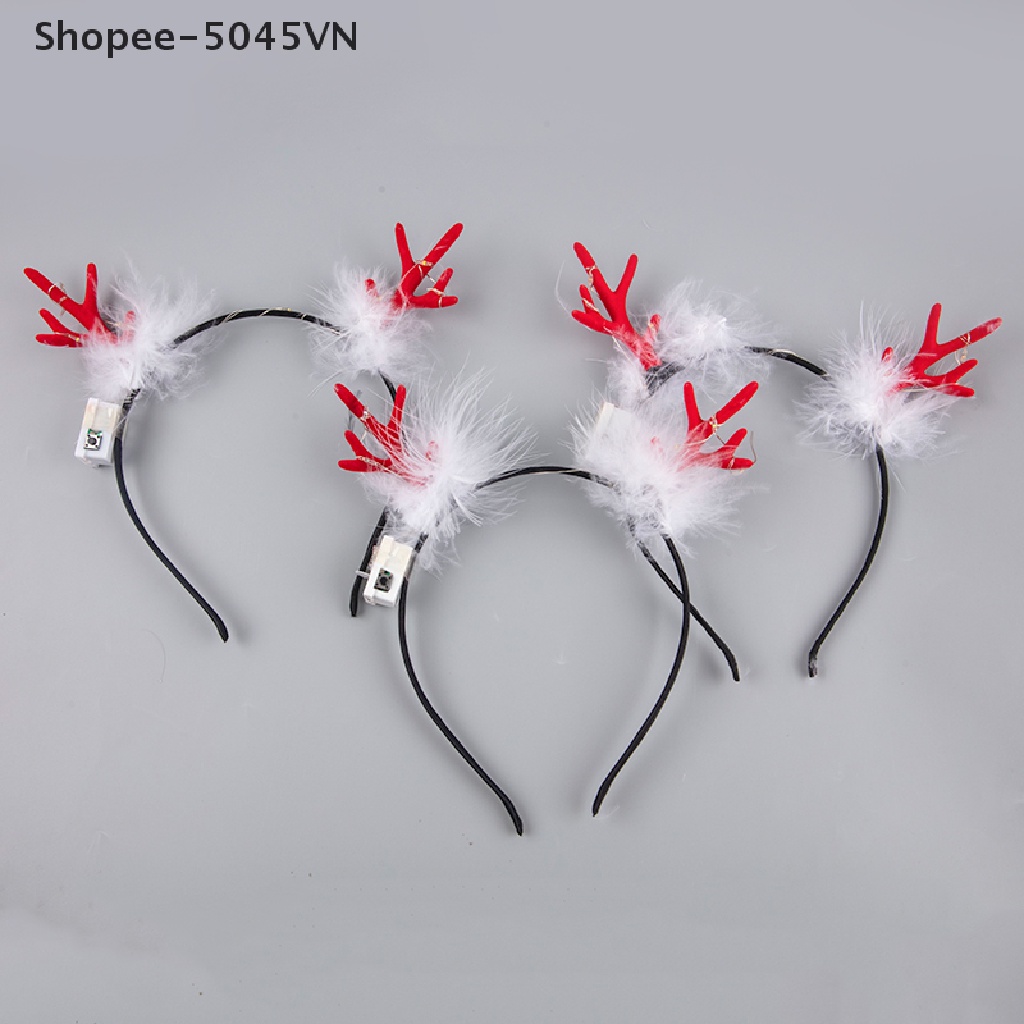 Cài Tóc Hình Sừng Hươu Có Đèn LED Phát Sáng Độc Đáo