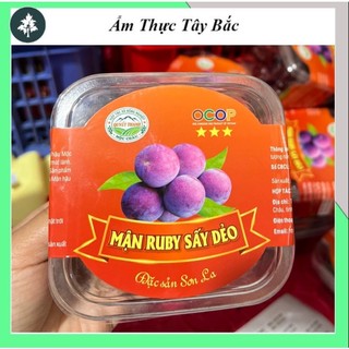 Hộp mận hậu ruby mộc châu sấy dẻo - ẩm thực tây bắc