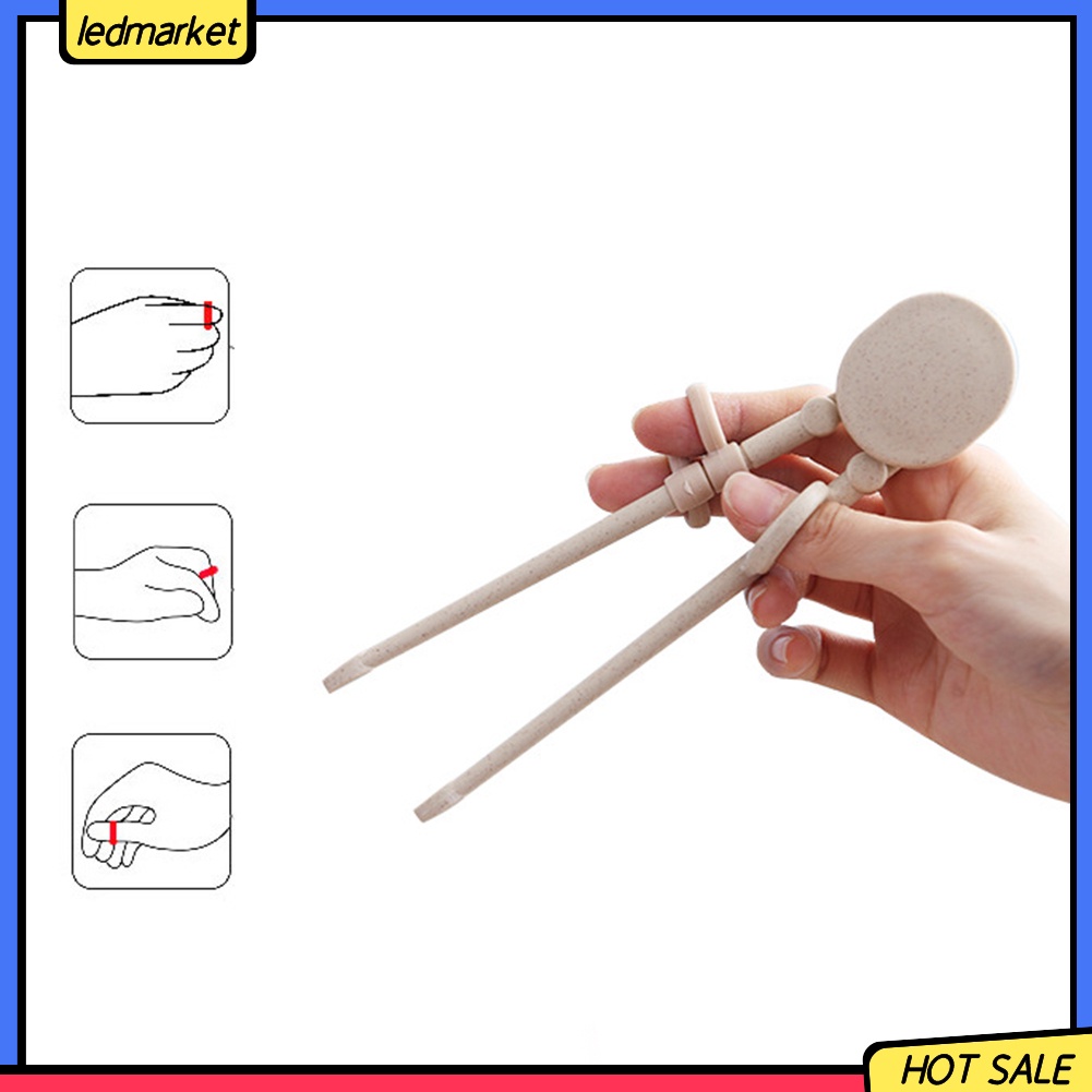 Đũa Tập Ăn Bằng Sợi Lúa Mạch Siêu Nhẹ Có Thể Tái Sử Dụng Cho Bé