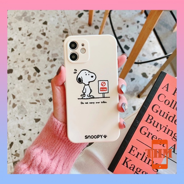 Ốp Điện Thoại Hình snoopy Cho iphone 6/6S/6splus/se/7/7plus/8/8plus/X/xs/xsmax/11/12/13/Pro/Pro Max-923