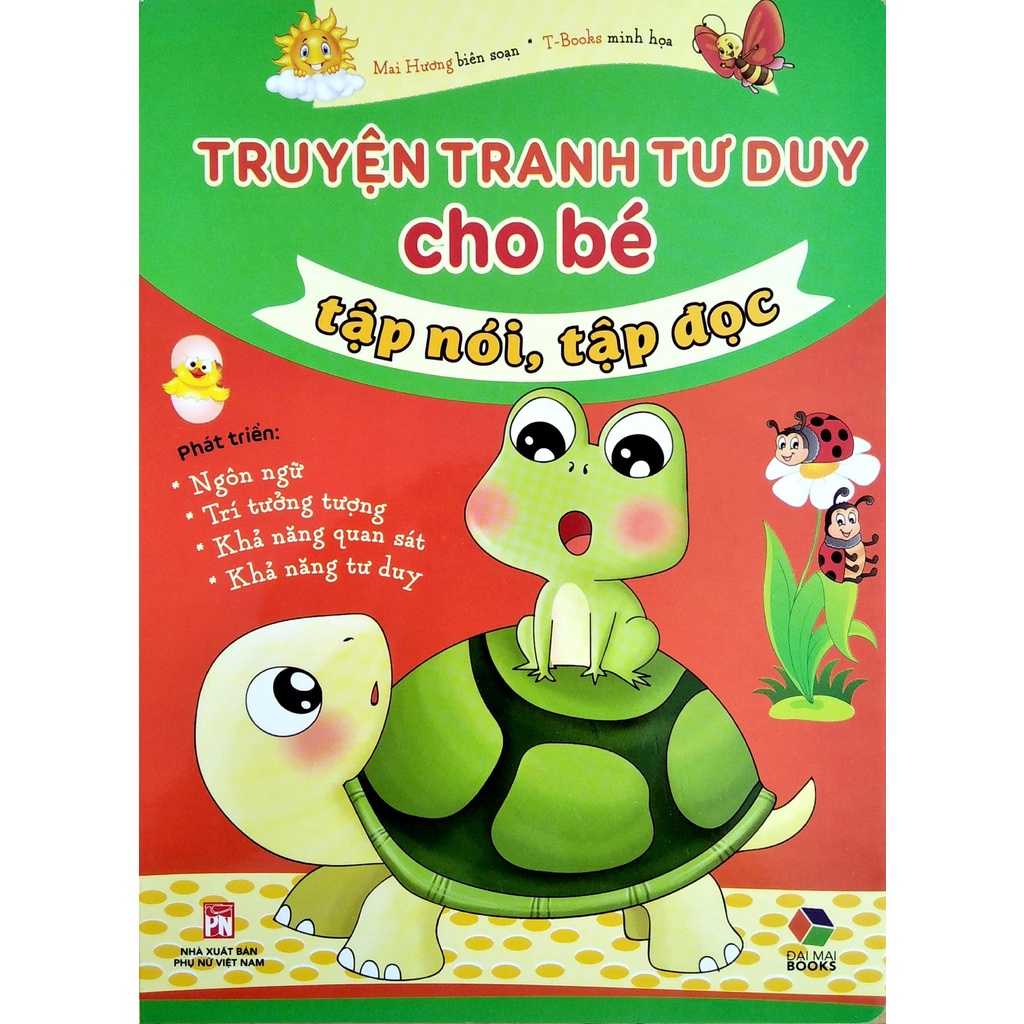 Sách - Truyện Tranh Tư Duy Cho Bé Tập Nói, Tập Đọc