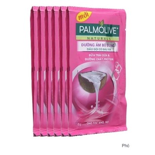 Dầu gội xả Palmolive sữa trái dừa 6g x 10gói