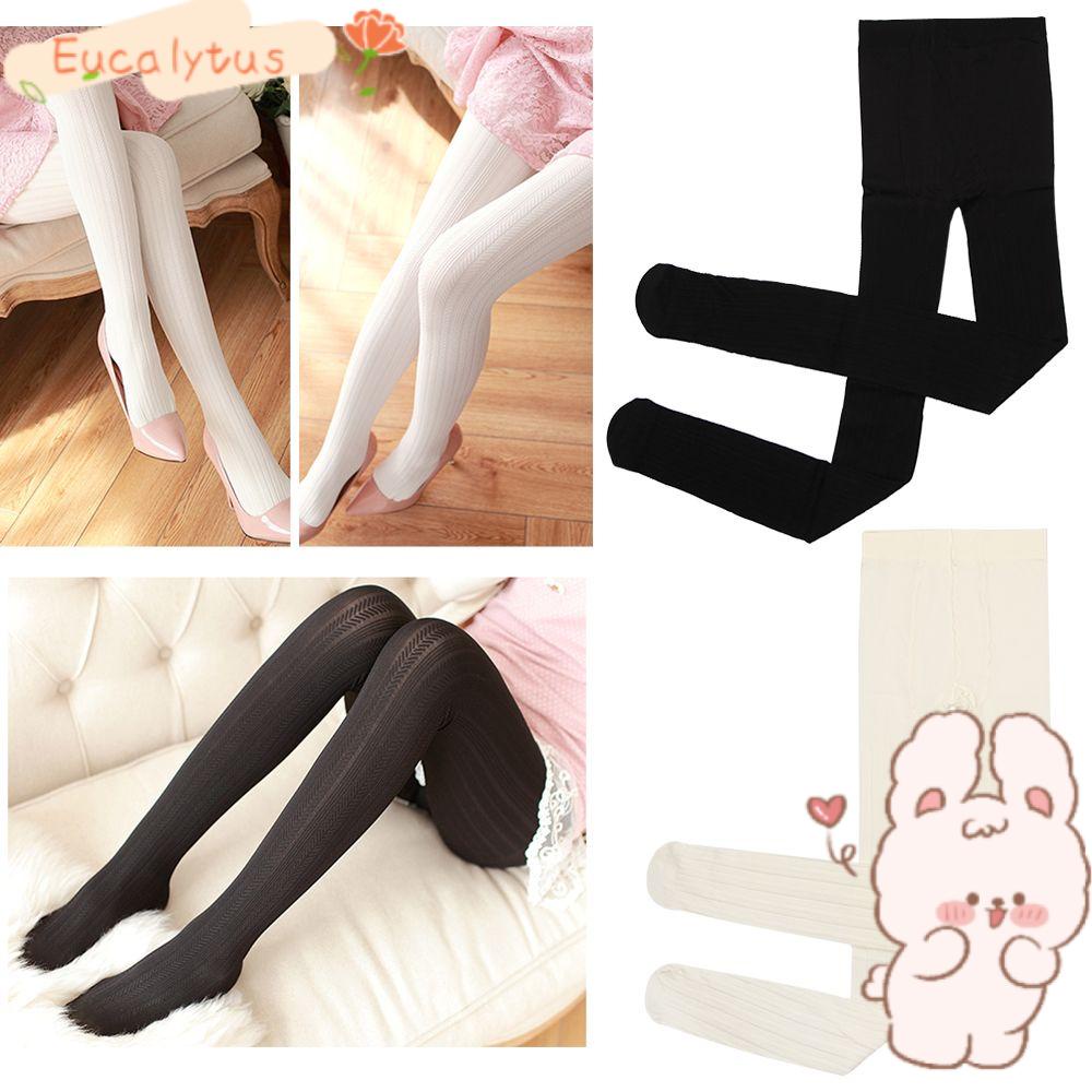 Eutus Quần Tất Co Giãn Màu Trơn Thời Trang Dành Cho Nữ