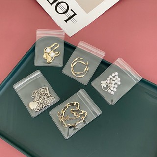 Túi nhựa CASEGRACE bằng PVC trong suốt có khóa zip đựng trang sức tiện dụng