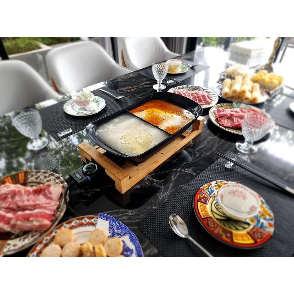 Nồi Lẩu Điện Đa Năng 2 Ngăn Princess