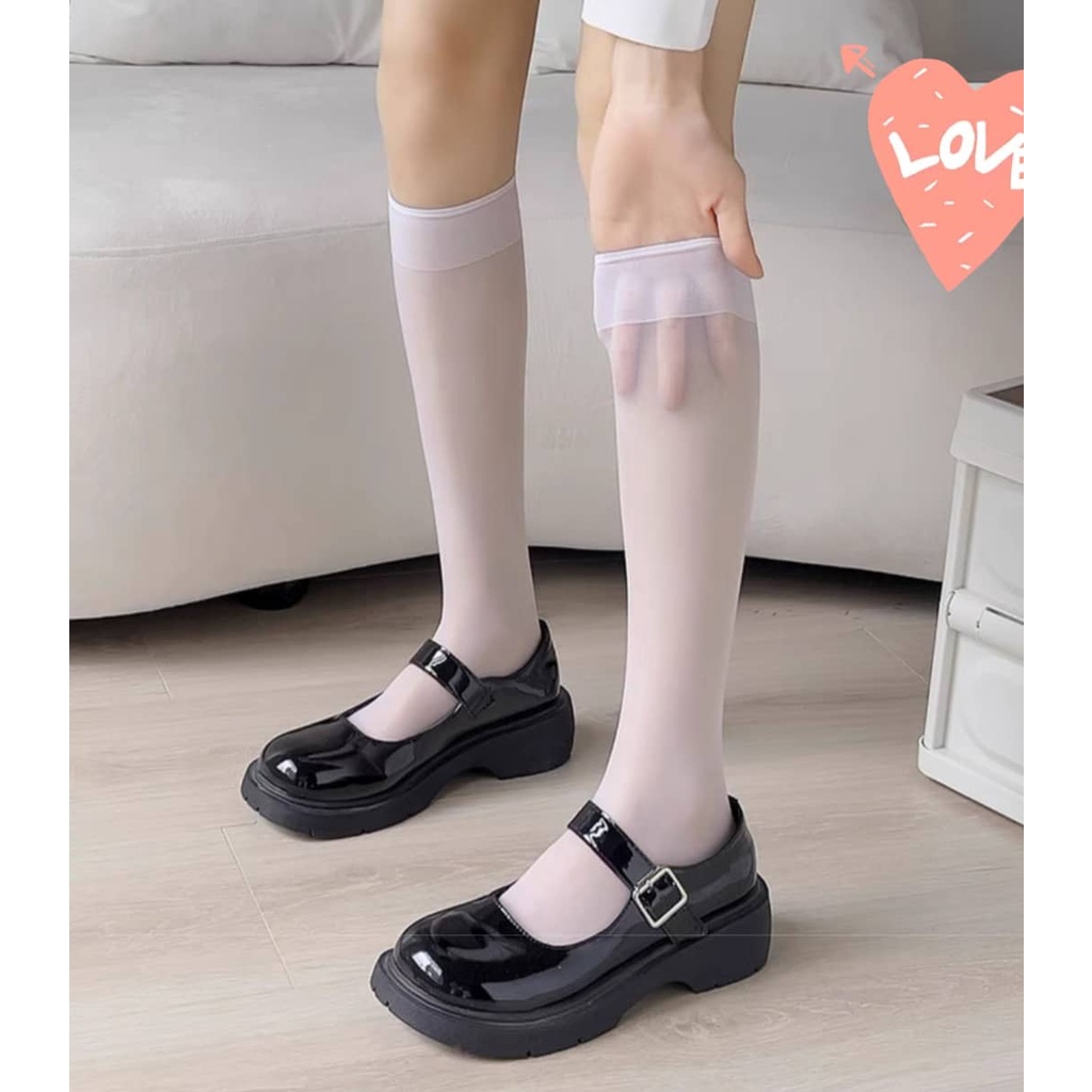 Sẵn-Tất, vớ nữ mỏng tới bắp chân dành cho lolita, jk, cosplay gợi cảm phong cách quyến rũ sexy