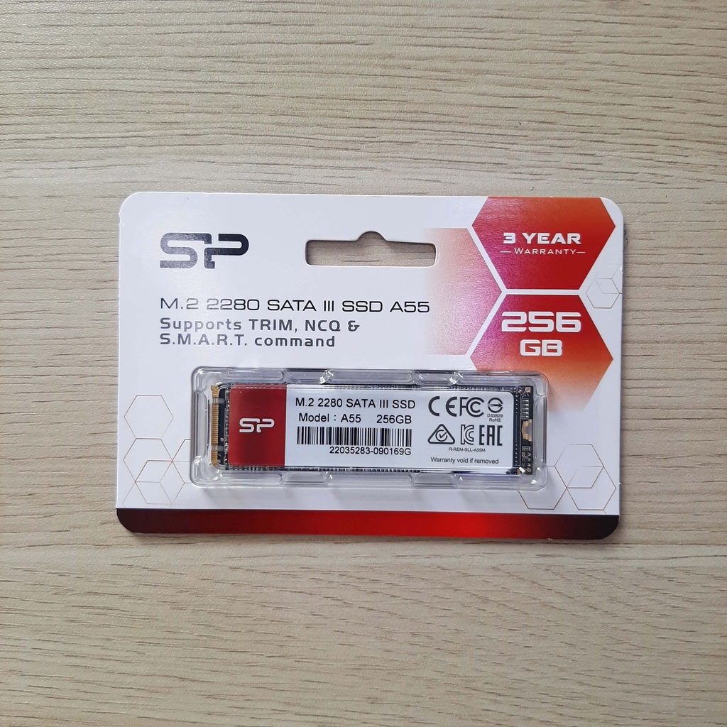 Ổ cứng SSD Silicon Power M2 SATA  A55 128GB/256GB/512GB/1TB I Bảo hàng 36 tháng - Hàng chính hãng