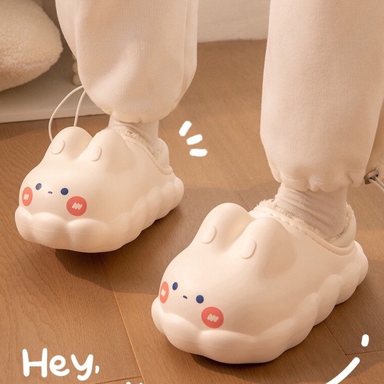 Dép hình thỏ lót bông
