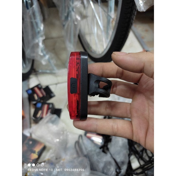 Đèn hậu xe đạp sạc usb đèn siêu bền và sáng