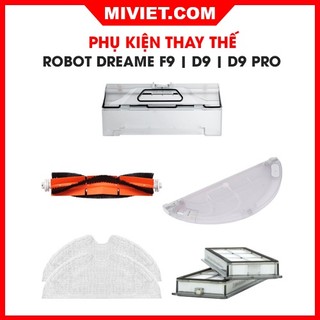 Bộ phụ kiện thay thế cho Robot hút bụi lau nhà Xiaomi Dreame D9/F9 - Hàng chính hãng