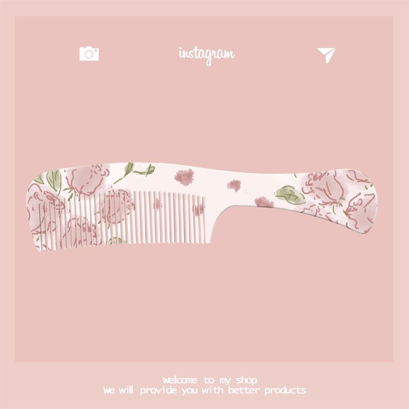 Lược Chải Tóc Mềm Mại Thiết Kế Hình Gấu Dâu Tây Dễ