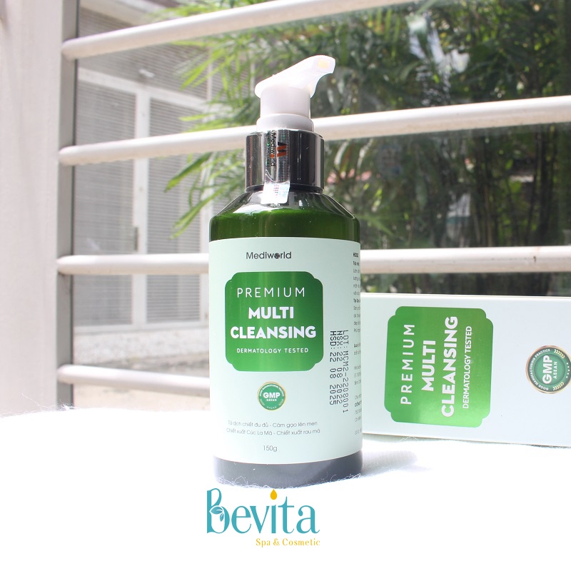 Gel rửa mặt dịu nhẹ Mediworld Premium Multi Cleansing Cleanser - Bevita