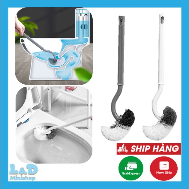 Chổi Cọ Nhà Vệ Sinh, Cây Cọ Toilet Bồn Cầu Hình Chữ S Bàn Chải Làm Sạch Góc Chết