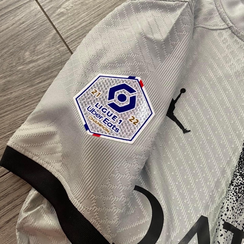 Áo PSG xám sân khách 2022/2023, 2022/23 bản PLAYER Issue BODY fit cao cấp Thái Lan