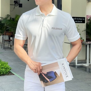 Áo polo POLOMAN nhiều màu - unisex nam nữ tay lỡ basic