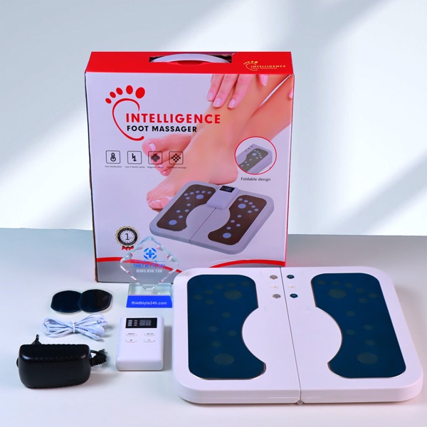 Máy massage chân, máy mát xa lòng bàn chân, máy bấm huyệt bàn chân, máy massage xung điện bàn chân EMS HM-C6