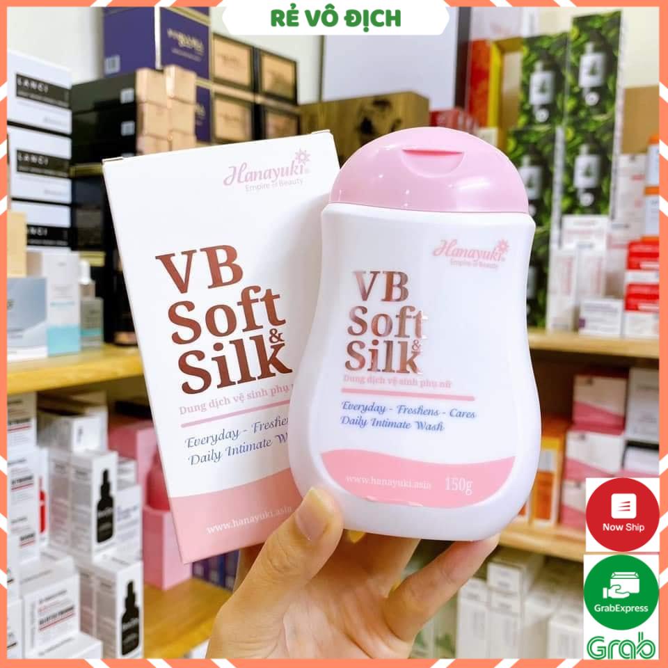 DUNG DỊCH VỆ SINH PHỤ NỮ VB HANA SOFT SILK Hồng & Xanh - PINK BEAUTY