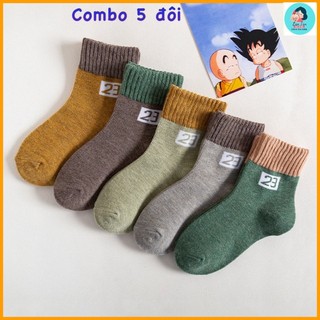 SHET 5 ĐÔI 23 Tất- Vớ cho bé trai và bé gái xuất Nhật ( 1-15 tuổi )