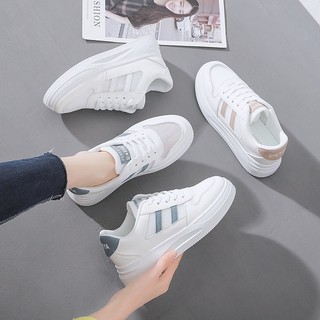 Giày thể thao nữ mẫu mới 2022 da pu cao cấp tăng chiều cao 4cm