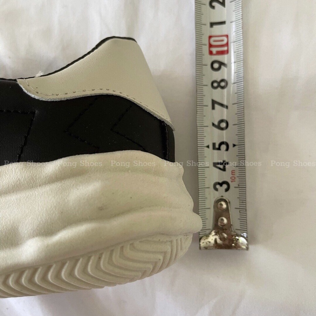 Giày Sneaker PongShoes phong cách Ulzzangs màu đen, be FULL HỘP Mã 1438