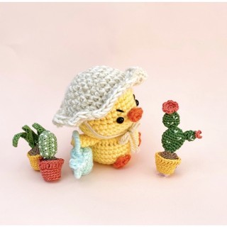 [Handmade] Móc khoá len Gà Con Đội Nón