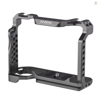 Khung máy ảnh andoer bằng hợp kim nhôm với hai lỗ ren lạnh 1 / 4 3 / 8inch và cờ lê nam châm thay thế cho a7sii