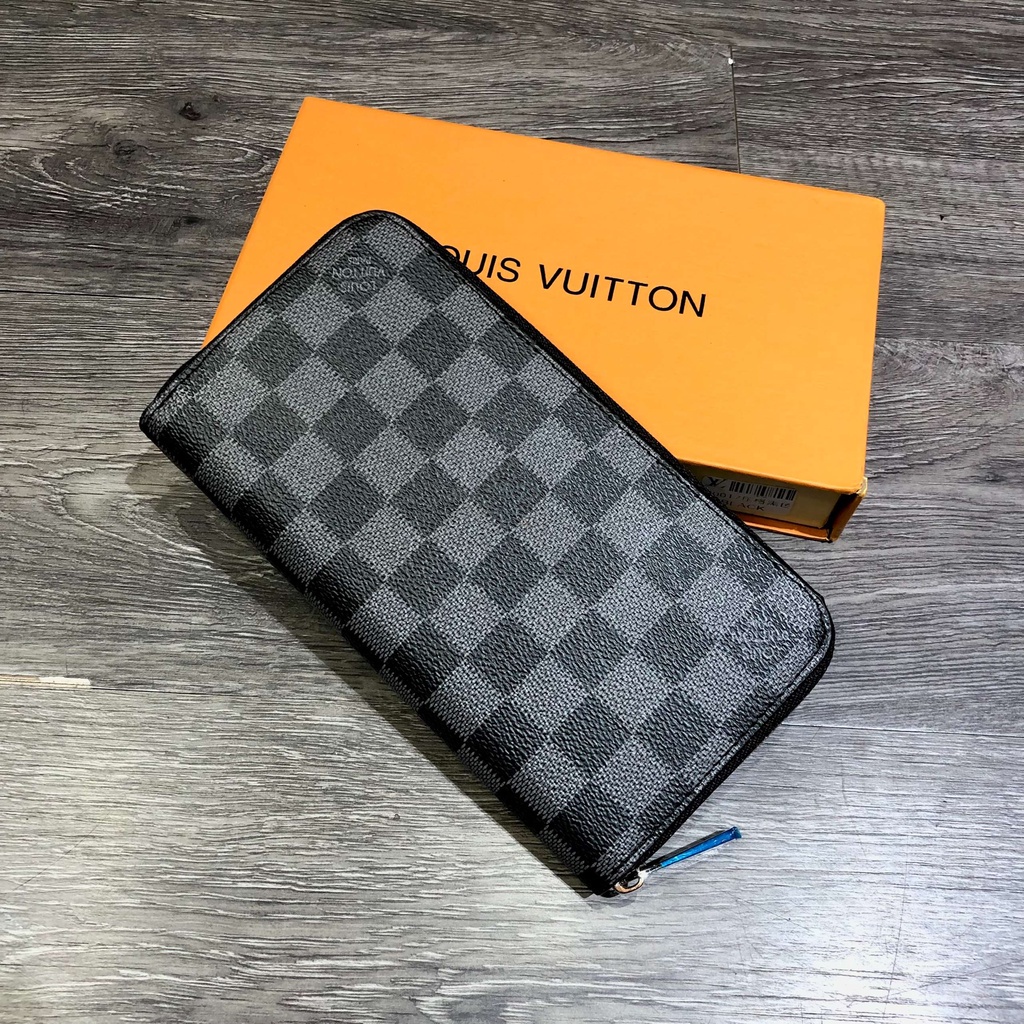 Hộp đựng ví cầm tay LV cao cấp kèm bill hãng đầy đủ