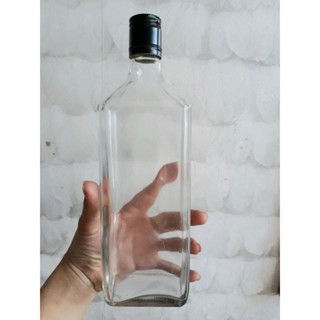 Combo 6 chai thủy tinh vuông dẹp 750ml - Nắp nhôm mua thêm