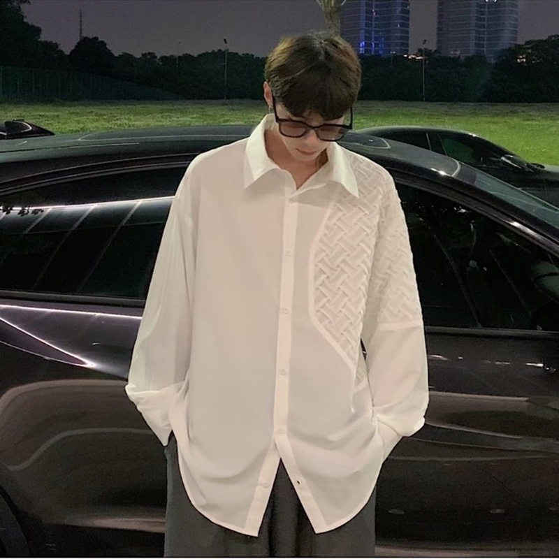 Áo Sơ Mi Tay Dài Màu Trơn Thời Trang Cao Cấp Cho Nam