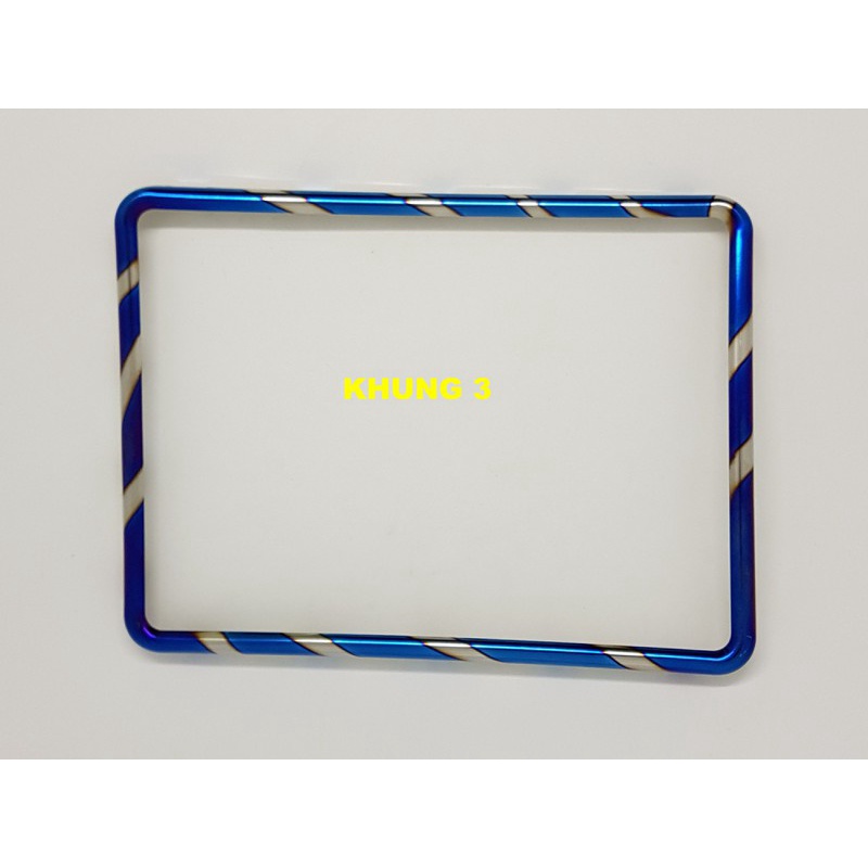 Khung bao biển số titan 7 màu