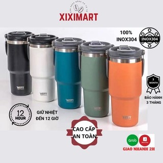 Bình giữ nhiệt có ống hút TYESO 750ml inox 304 cao cấp, bình giữ nhiệt nóng - lạnh, an toàn Xiximart