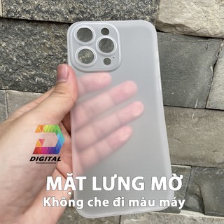 Combo 2 Ốp Lưng Trong Nhám Unibody Cho iPhone 14 Pro Max Siêu Mỏng