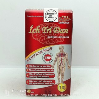 Ích trí đan lọ 30 viên hỗ trợ hoạt huyết ngày 1 viên