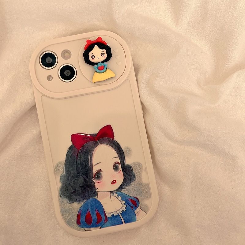 Ốp Điện Thoại Họa Tiết Công Chúa Hoạt Hình Dễ Thương Cho IPhone 12 13 14 11 Pro Max X Xs Max Xr