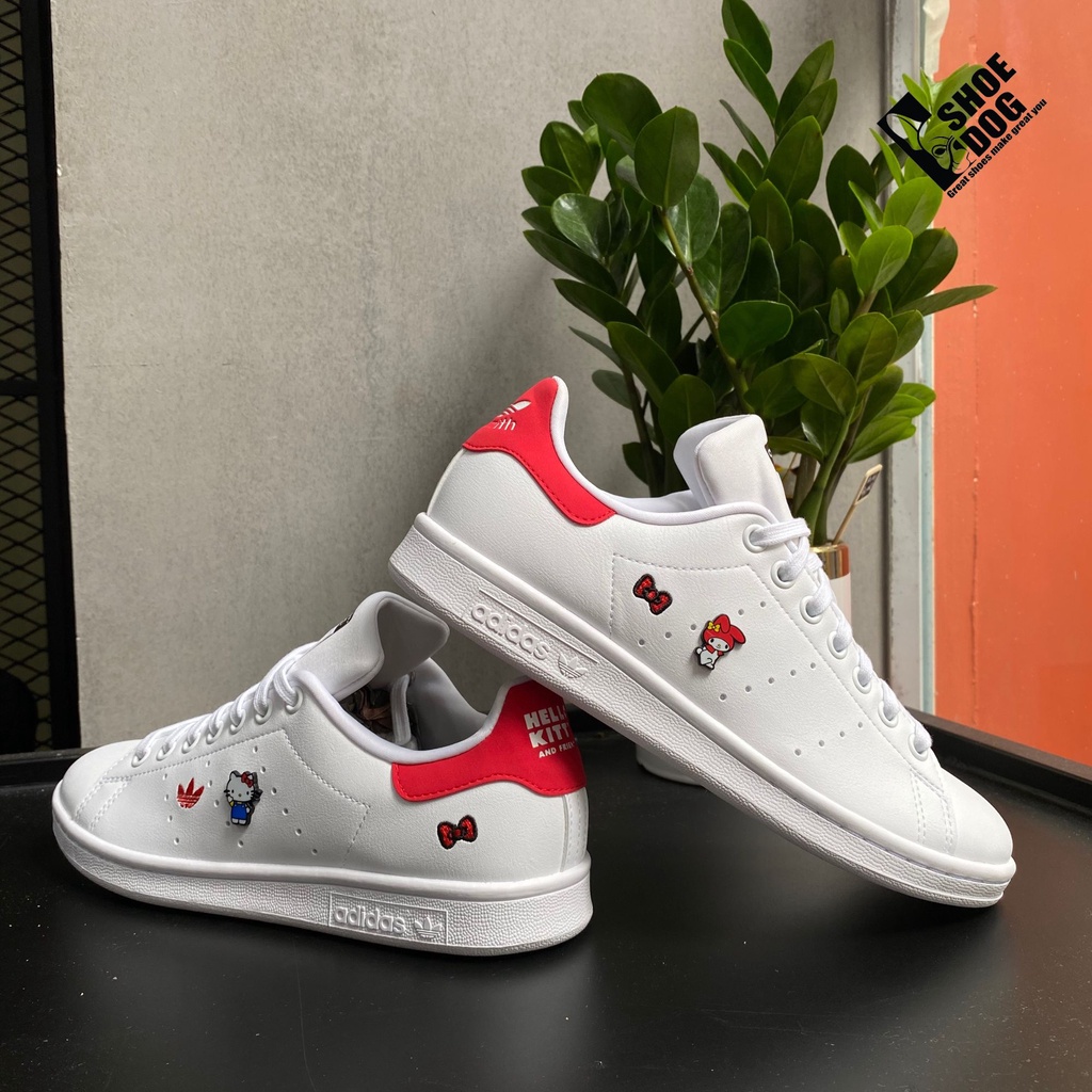 [Cam kết chính hãng 100%] Giày thể thao Adidas Stan Smith Hello Kitty chưa phát hành - HQ1910