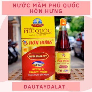 [CÓ HỎA TỐC] Nước Mắm Phú Quốc Cá Cơm Hớn Hưng 40 Độ Đạm 650ml Nước Chấm Nước Sốt Gia Vị