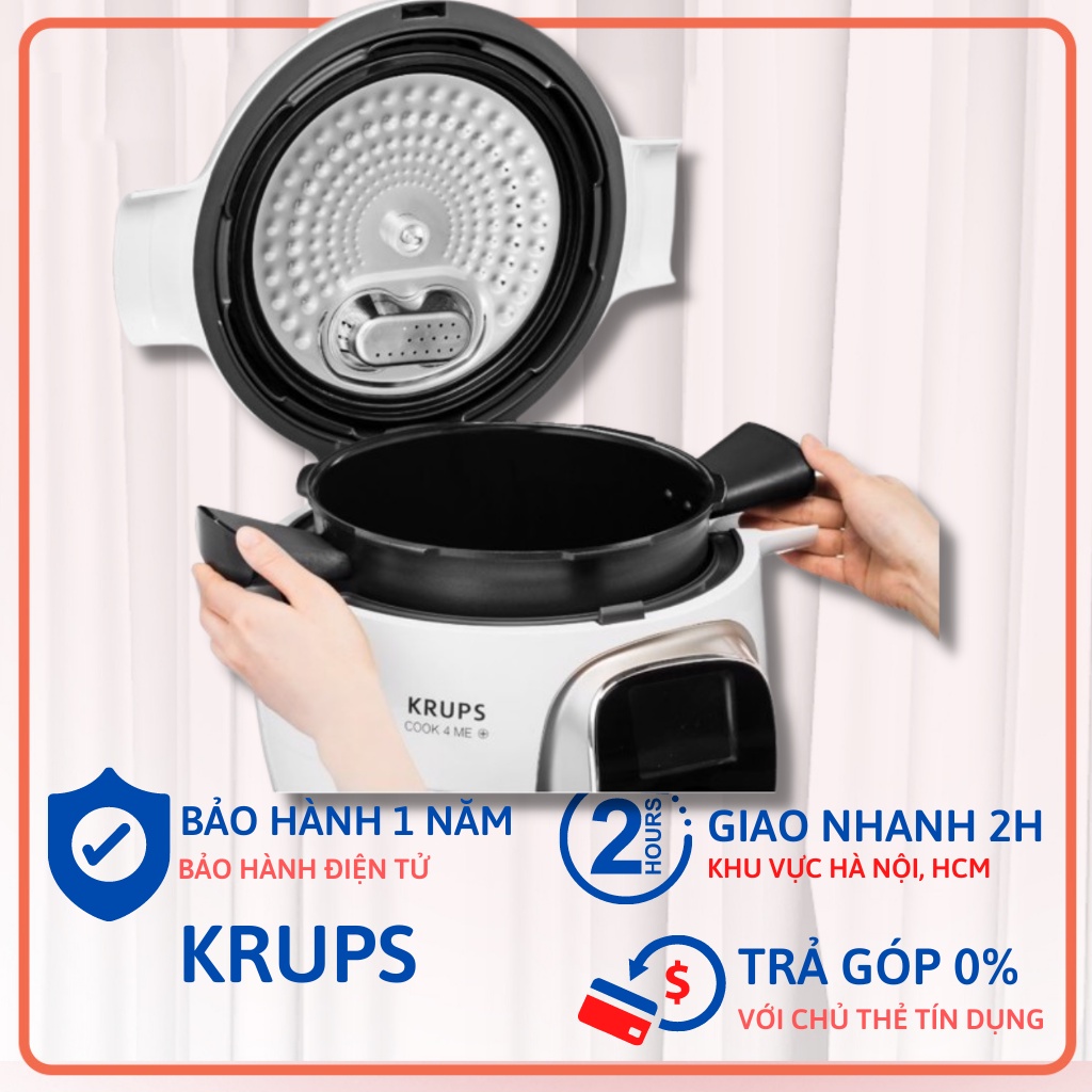 [CHÍNH HÃNG] NỒI ĐA NĂNG KRUPS NẤU CƠM, HẦM CHẬM