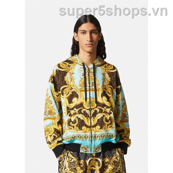 Áo Khoác bomber Có Mũ Trùm Đầu Versace_E Cho Nam Boluson S-XXXL ZO108
