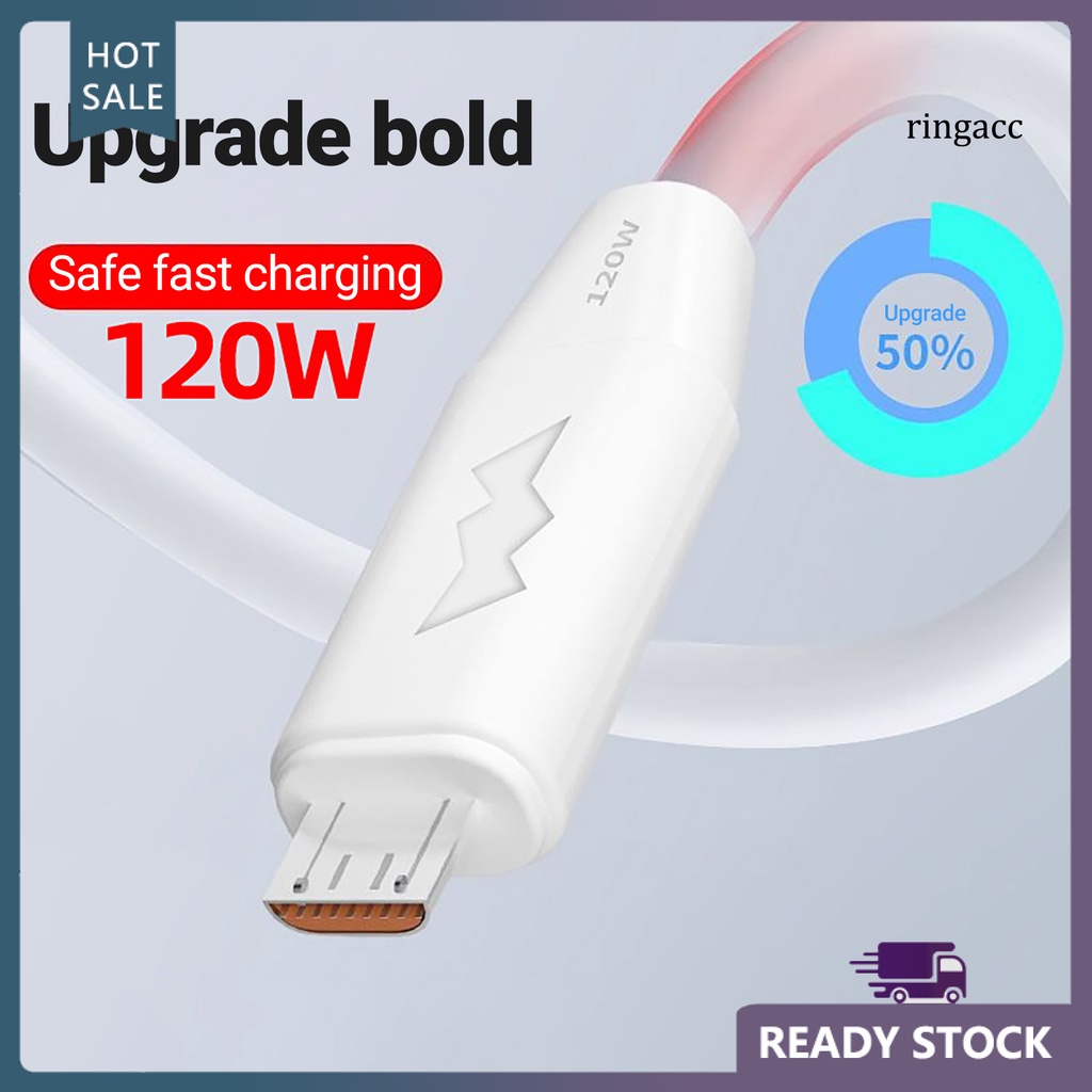 Dây Cáp Sạc Nhanh 120W Micro USB Dành Cho Điện Thoại Di Động Văn Phòng