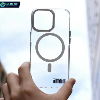 Ốp lưng từ tính Youngkit minh bạch cho iphone 13/14 cho ốp lưng iphone 14 pro max chống sốc ốp lưng iphone 13 pro max chống sốc ốp lưng iphone 14 chính hãng ốp lưng iphone 13 chính hãng ốp điện thoại silicon iphone 14 pro max