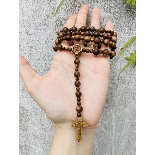 [Tặng Hộp]Chuỗi Hạt Mân Côi Trầm Tốc Giúp Lần Hạt Đọc Kinh