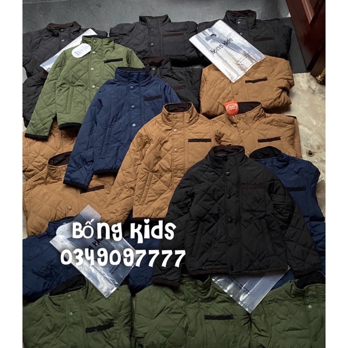 Áo Khoác Bé Trai Trần Trám Siêu Nhẹ WonderNation