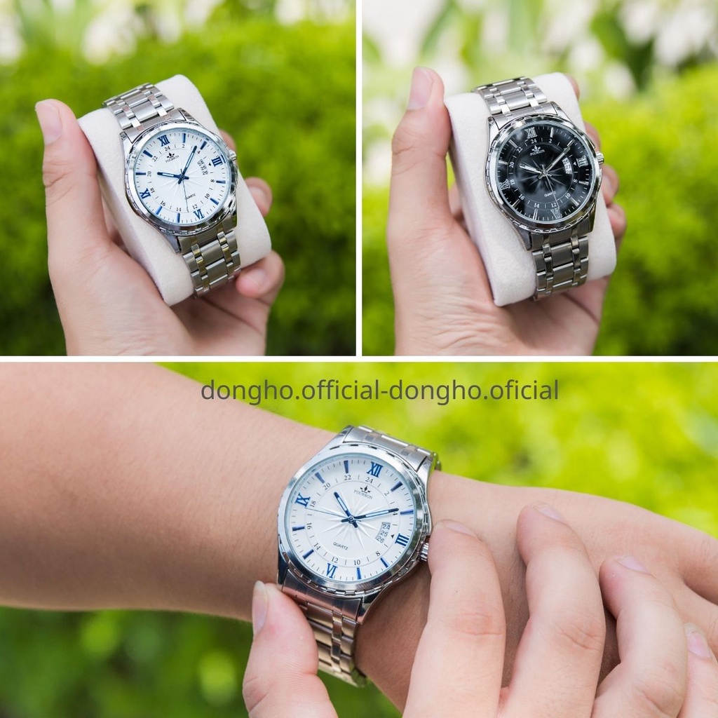 Đồng hồ nam Skmei dây kim loại có lịch ngày chống nước 3ATM size 40mm bảo hành 24 tháng