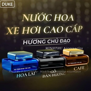 Nước Hoa Ô Tô DUKE Tinh Dầu Xe Hơi Cao Cấp Đặt Taplo Ô Tô Khử Mùi